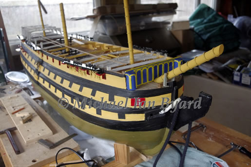 Victory Model-Upper Deck Channels and Deadeyes